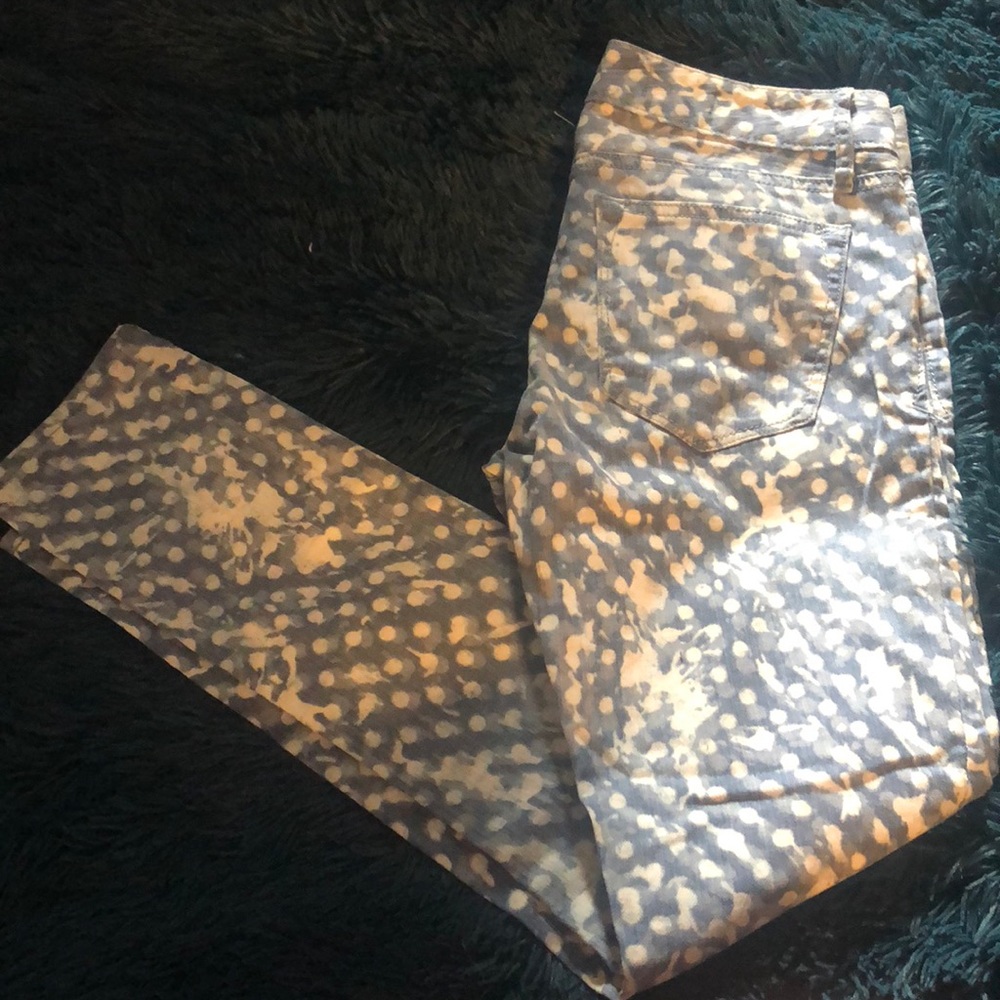 ✨3/$20✨Gap Ankle Always Skinny; polka dot wash